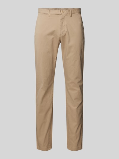 Tommy Hilfiger Chino met achterzakken, model 'HARLEM' Beige - 2