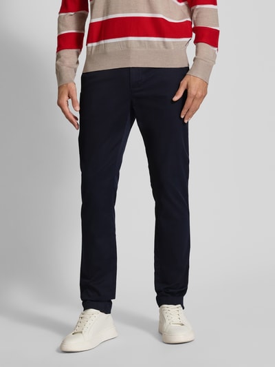 Tommy Hilfiger Chino mit Label-Detail Modell 'CORE BLEECKER 1985' Marine 4