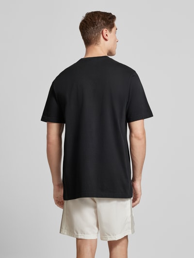 adidas Originals T-shirt met labelprint Zwart - 5