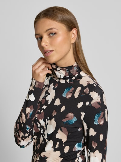 Tom Tailor Denim Regular fit shirt met lange mouwen van viscosemix Middenbruin - 3