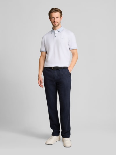Tom Tailor Regular Fit Poloshirt aus reiner Baumwolle Weiss 1