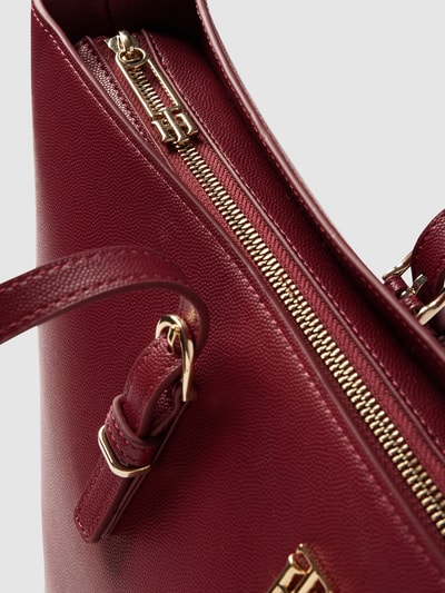 Tommy Hilfiger Tote Bag mit Label-Applikation Modell 'TH TIMELESS MED TOTE' Bordeaux 3