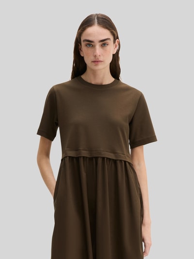 Marc O'Polo Loose Fit Freizeitkleid aus reiner Baumwolle Mittelbraun 4