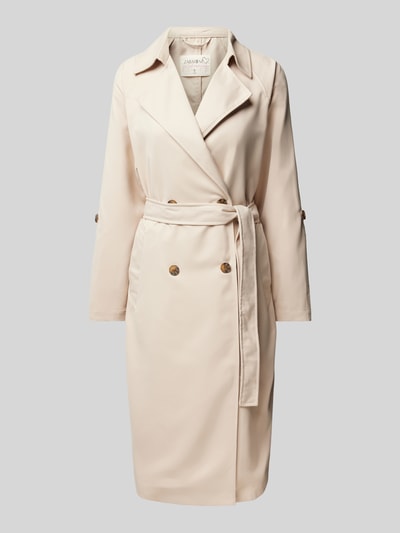 ZABAIONE Trenchcoat mit Bindegürtel Modell 'UM44A' Beige 2