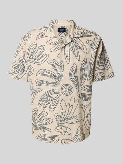 MCNEAL Freizeithemd mit Knopfleiste Beige 2