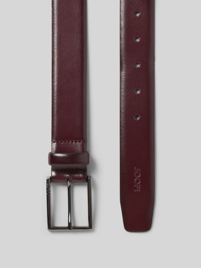 JOOP! COLLECTION Gürtel aus echtem Rindsleder Modell 'SAIS' Bordeaux 3
