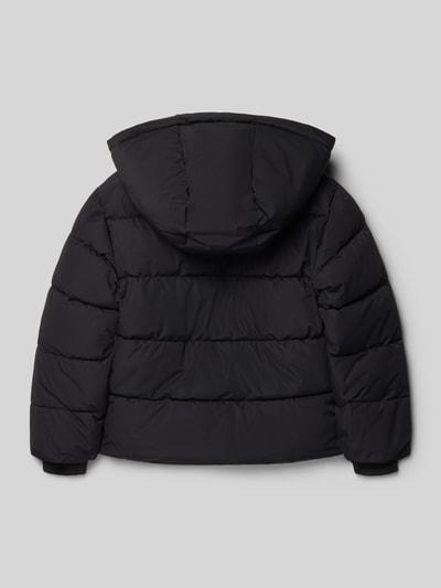 Only & Sons Regular fit gewatteerd jack met afneembare capuchon, model 'JELIJAH' Zwart - 3