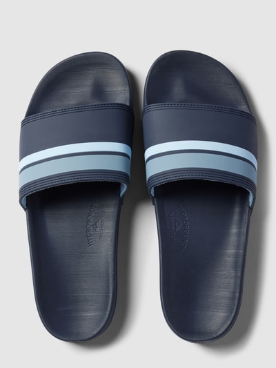 Quiksilver Slippers met labeldetail, model 'RIVI' Marineblauw - 4