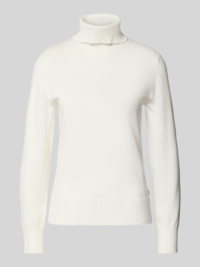 s.Oliver BLACK LABEL Slim fit pullover van viscosemix Offwhite - 2