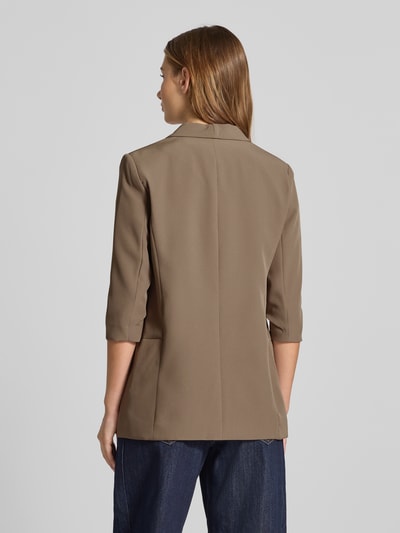 Only Żakiet długi o kroju regular fit z rękawem o dł. 3/4 model ‘ELLY’ Khaki 5