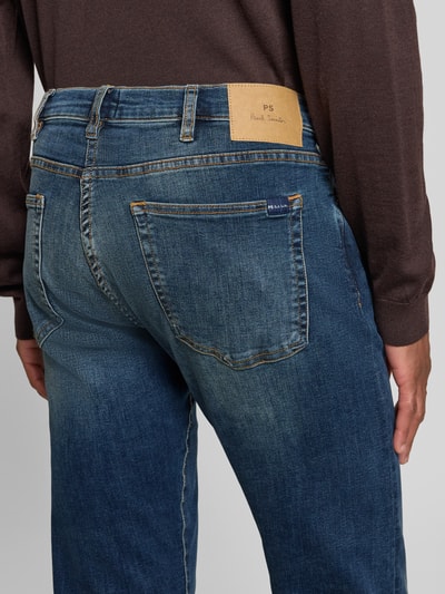 PAUL SMITH Tapered Fit Jeans im Used-Look Jeansblau 3