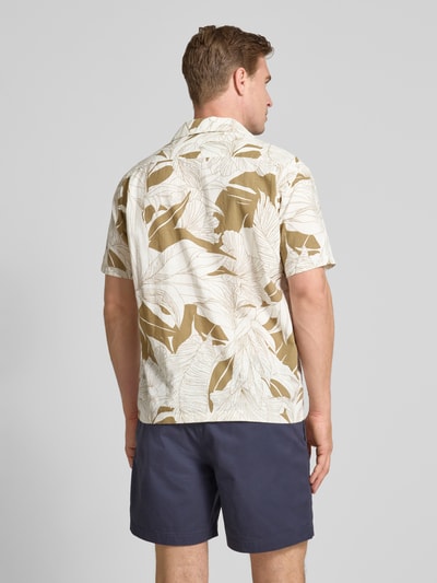 Jack & Jones Premium Regular fit vrijetijdsoverhemd met borstzak, model 'BLUBAHAMAS' Camel - 5