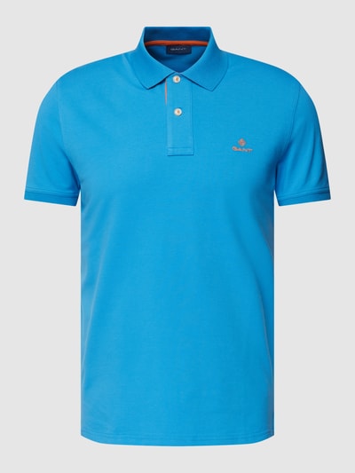 Gant Poloshirt mit Kontraststreifen Modell 'CONTRAST COLLAR' Royal 2