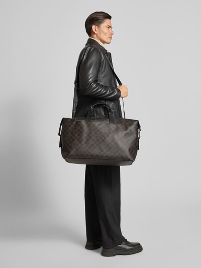 JOOP! Collection Weekendtas met verstelbare schouderband Donkerbruin - 1