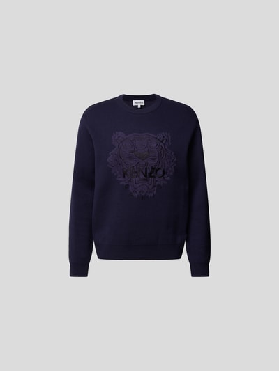 Kenzo Sweatshirt mit Logo-Motiv Metallic Blue 2