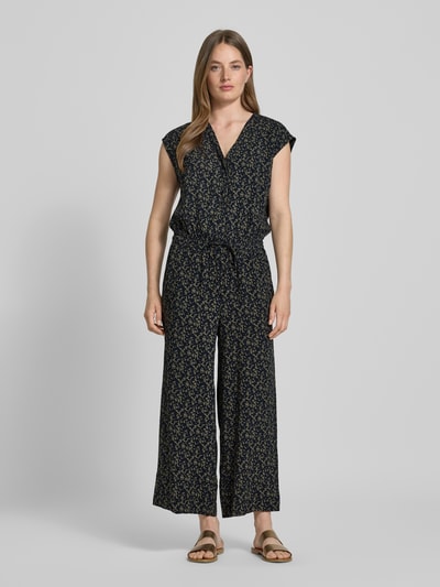 OPUS Jumpsuit mit Volantärmel Modell 'Moneli' Dunkelbraun 4