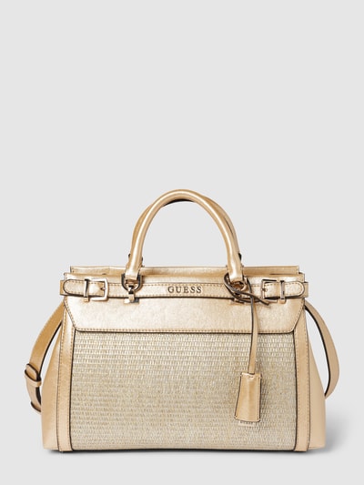 Guess Handtasche mit Strukturmuster Modell 'SESTRI' Gold 2