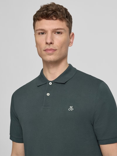 Marc O'Polo Regular Fit Poloshirt aus reiner Baumwolle Oliv 3