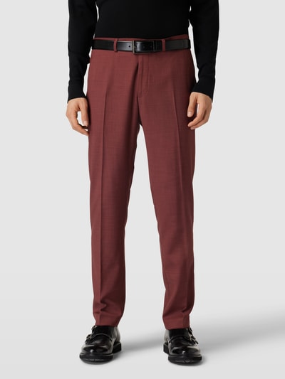 MCNEAL Stoffen broek met persplooien Rood - 4