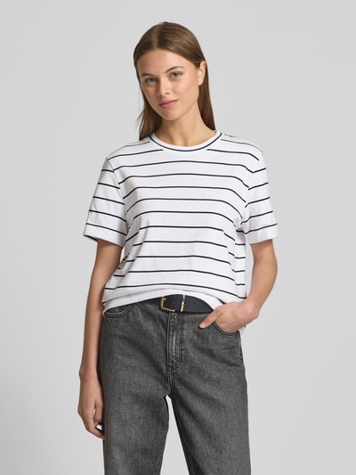 Selected Femme T-Shirt mit Rundhalsausschnitt Modell 'ESSENTIAL' Weiss 4