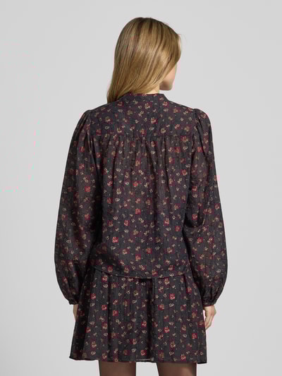 MSCH Copenhagen Regular Fit Hemdbluse aus Viskose-Mix Modell 'Nancy' Black 5