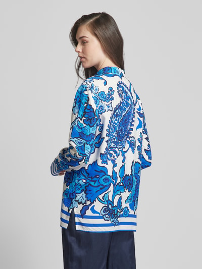 Emily Van den Bergh Bluse mit floralem Print Blau 5