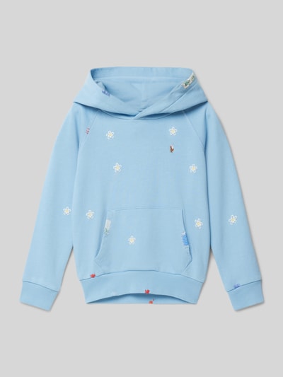 Polo Ralph Lauren Kids Hoodie mit Motiv-Stitching Bleu 1