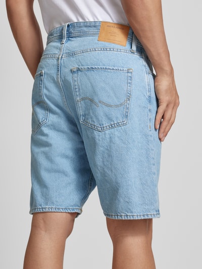 Jack & Jones Korte loose fit jeans in 5-pocketmodel, model 'TONY' Lichtblauw - 3