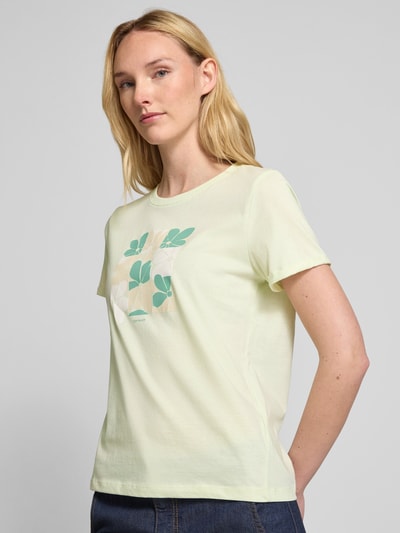 Tom Tailor Regular Fit T-Shirt aus reiner Baumwolle Mint 3