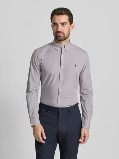 Polo Ralph Lauren Vrijetijdsoverhemd met knoopsluiting Donkerbruin - 4