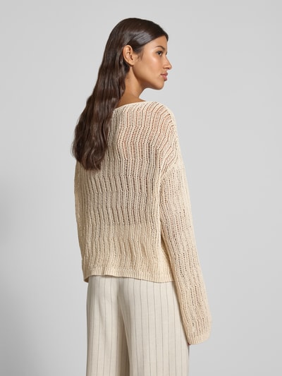 P&C* curated by Anna Schürrle Oversized Strickpullover aus Leinen-Mix Sand 5