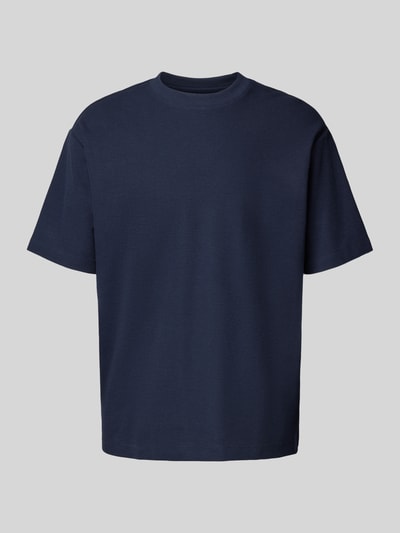 MCNEAL T-shirt met geribde ronde hals Donkerblauw - 2