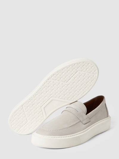 Cinque Slip-on sneakers met siergarnering, model 'ADONE' Lichtgrijs - 4