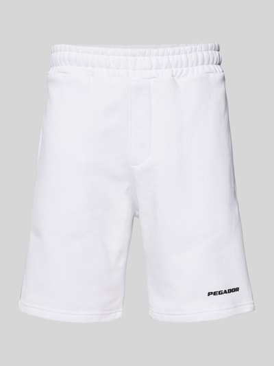 Pegador Sweatshorts mit elastischem Bund Weiss 1