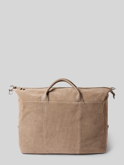 Marc O'Polo Weekender aus softem Velours-Rindleder Beige 4