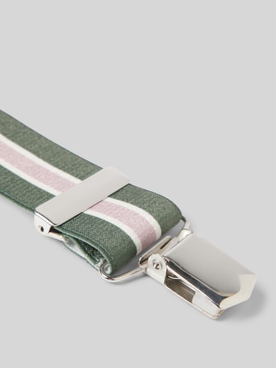 Lloyd Men's Belts Bretels in X-vorm Olijfgroen - 3