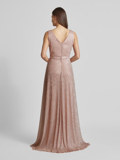 TROYDEN COLLECTION Abendkleid mit Taillenpasse Rose 5