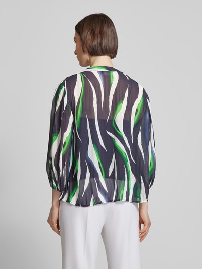 s.Oliver BLACK LABEL Blouse met 3/4-mouwen Marineblauw - 5