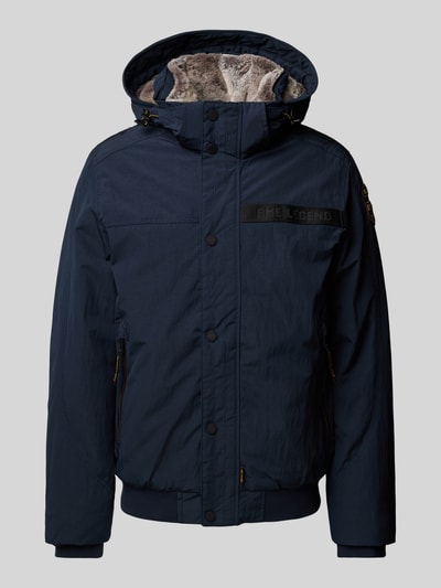 PME Legend Jacke mit Label-Details Modell 'STRIPER' Marine 2