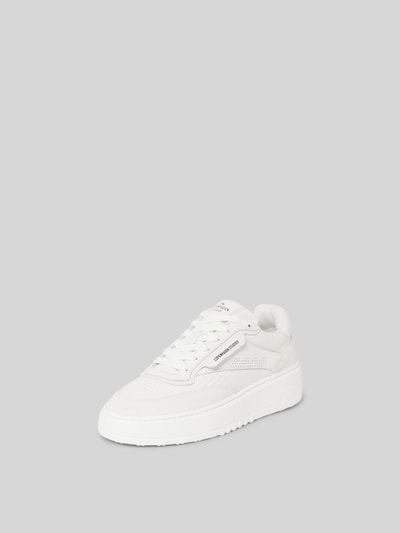 Copenhagen Sneaker aus echtem Leder Weiss 2