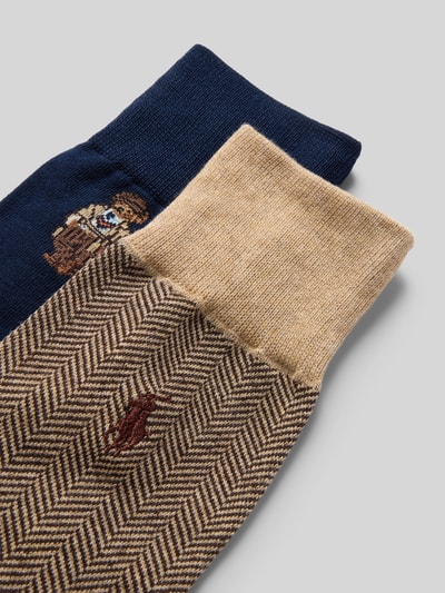 Polo Ralph Lauren Underwear Socken mit elastischem Bund im 2er-Pack Dunkelblau 2