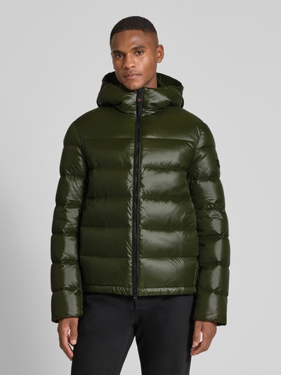 Peuterey Gewatteerd jack met capuchon, model 'Honova' Kaki - 4