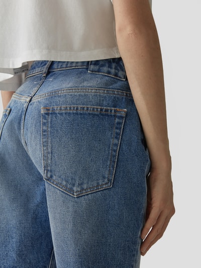 MM6 Maison Margiela Jeansbermudas mit Knopfleiste Blau 6