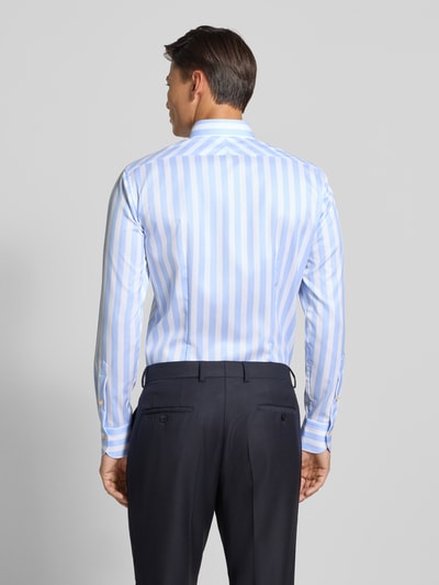 OLYMP SIGNATURE SLIM FIT Slim fit vrijetijdsoverhemd met button-downkraag, model 'Sergio' Bleu - 5