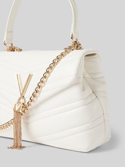 VALENTINO BAGS Handtasche mit Steppnähten Modell 'PRIVILEGE' Weiss 2