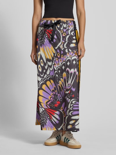 adidas Sportswear Midirock mit Animal-Print Modell 'Farm' Lila 4