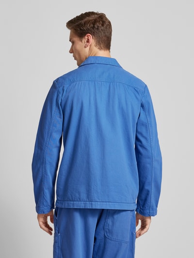 G-Star Raw Overhemdjack met labeldetail, model 'Marseille' Koningsblauw - 5