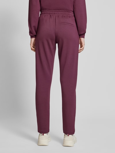 Soyaconcept Slim fit sweatpants met tunnelkoord, model 'BANU' Bordeaux - 5