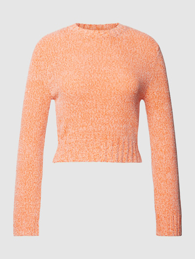 HUGO Gebreide pullover met ronde hals, model 'Solarina' Oranje - 2