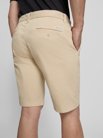 Marc O'Polo Regular Fit Chinoshorts aus Baumwoll-Mix Ecru 3